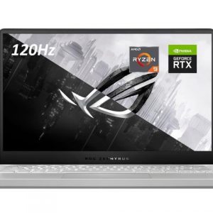 ASUS ROG Zephyrus G14 14" Customized Gaming Laptop | 8-Core AMD Ryzen 9 4900HS |16GB DDR4 RAM 1024GB PCIe SSD | GeForce RTX 2060 Max-Q | 120Hz | Backlit Keyboard | Windows 10 | White ASUS