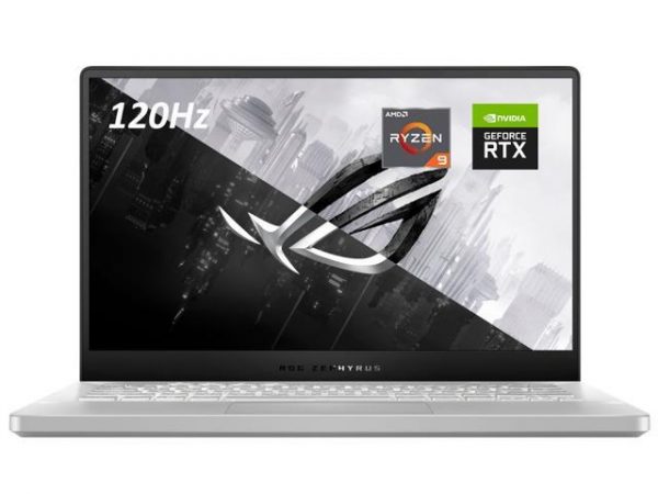ASUS ROG Zephyrus G14 14" Customized Gaming Laptop | 8-Core AMD Ryzen 9 4900HS |24GB DDR4 RAM 1024GB PCIe SSD | GeForce RTX 2060 Max-Q | 120Hz | Backlit Keyboard | Windows 10 | White ASUS