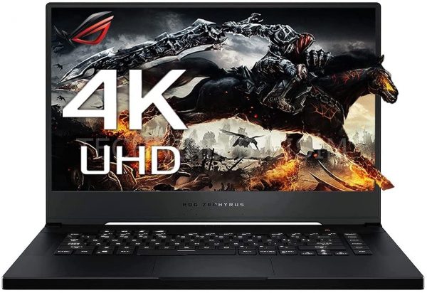 ASUS ROG Zephyrus M15 15.6" 4K Ultra HD (3840 x 2160) Gaming Laptop, Intel Core i7-10750H, 16GB Memory, 1TB SSD, NVIDIA GeForce RTX 2060, Windows 10, Prism Black