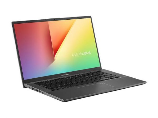 ASUS VivoBook 14 Laptop, 14" FHD, AMD Ryzen 7-3700U, AMD Radeon RX Vega 10 Graphics, 8 GB DDR4 RAM, 512 GB PCIe SSD, Backlit KB, Fingerprint, Windows 10 Home, Slate Grey, F412DA-NH77 ASUS