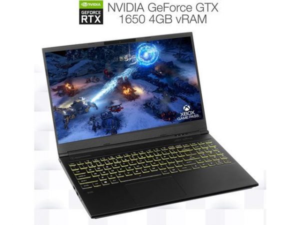 Evoo Gaming 15.6” Laptop, FHD, 60Hz, Intel Core i5-10300H Processor, NVIDIA GeForce GTX 1650, THX Spatial Audio, 256GB SSD, 8GB RAM, RGB Backlit Keyboard, HD Camera, Windows 10 Home, Black, EG-LP10-BK EVOO