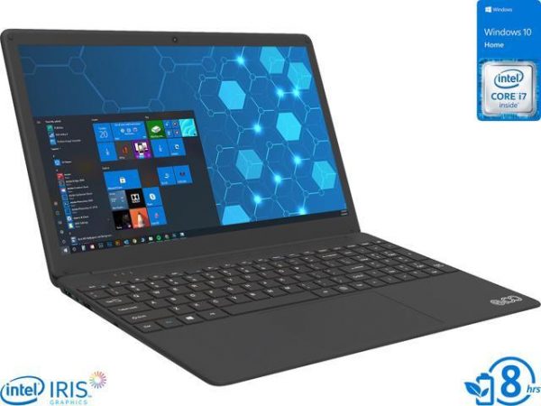 EVOO Ultra Thin Notebook, 15.6" FHD Display, Intel Core i7-6660U Upto 3.4GHz, 8GB RAM, 1TB SSD, HDMI, Card Reader, Wi-Fi, Bluetooth, Windows 10 Home EVOO