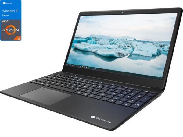 Gateway Ultra Slim Notebook, 15.6" IPS FHD Display, AMD Ryzen 5 3450U Upto 3.5GHz, 8GB RAM, 256GB SSD, Vega 8, HDMI, Card Reader, Wi-Fi, Bluetooth, Windows 10 Home (GWTN156-4BK) Gateway