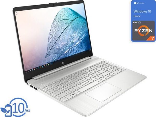 HP 15 Notebook, 15.6" HD Display, AMD Ryzen 7 3700U Upto 4.0GHz, 32GB RAM, 1TB NVMe SSD, Vega 10, HDMI, Card Reader, Wi-Fi, Bluetooth, Windows 10 Home HP