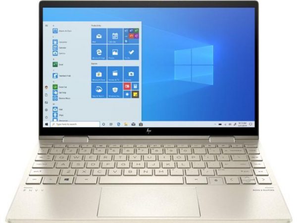 HP - ENVY 2-in-1 13.3" Touch-Screen Laptop - Intel Evo Platform - Core i7 - 8GB Memory - 512GB SSD - Pale gold (13M-BD0033DX) HP