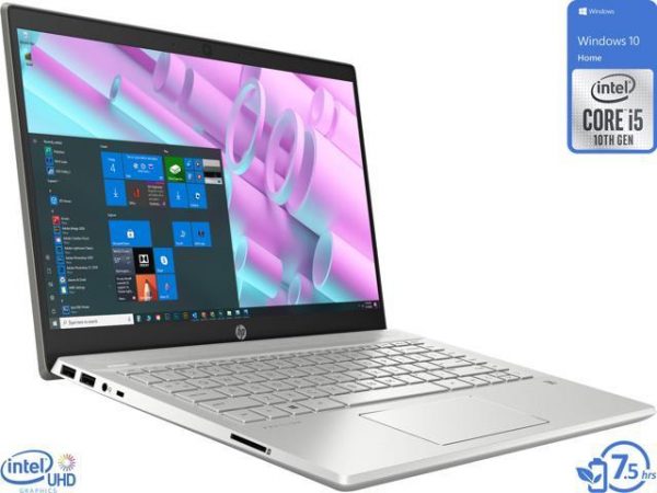 HP Pavilion 14 Notebook, 14" HD Display, Intel Core i5-1035G1 Upto 3.6GHz, 16GB RAM, 512GB SSD, HDMI, Card Reader, Wi-Fi, Bluetooth, Windows 10 Home HP