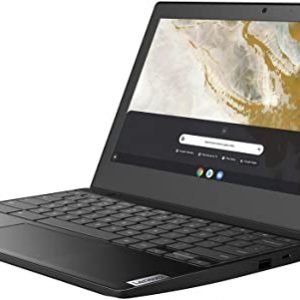 Lenovo IdeaPad 11.6"" HD Intel N4020 4GB RAM 32GB eMMC Webcam BT Chrome OS, Black (82BA0000US)