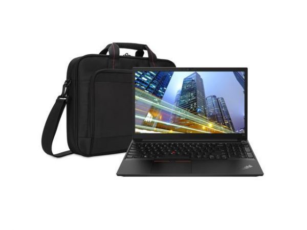 Lenovo ThinkPad E15 Gen 2-ARE 20T8002CUS 15 inch Notebook PC Bundle with Ryzen 7 4700U, 16GB DDR4, 512GB SSD, Radeon Graphics, Webcam, Stereo Speakers, Microphone, Windows 10 Pro, and Laptop Bag Lenovo