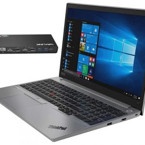 Lenovo ThinkPad E15 Home and Business Laptop (Intel i7-10510U 4-Core, 32GB RAM, 512GB m.2 SATA SSD, 15.6" Full HD (1920x1080), Intel UHD Graphics, Fingerprint, Wifi, Win 10 Pro) with USB-C Dock Lenovo