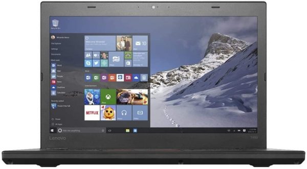 Lenovo ThinkPad T460 Notebook (Non-Touch), Intel Core i5-6300U, 8GB RAM, 180GB SSD, Windows 10 Pro 64-Bit (Renewed)