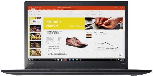 Lenovo ThinkPad T470s 14" FHD Laptop - Intel Core i7-7600U, 16GB RAM, 256GB SSD, Webcam, Windows 10 Pro (Renewed)