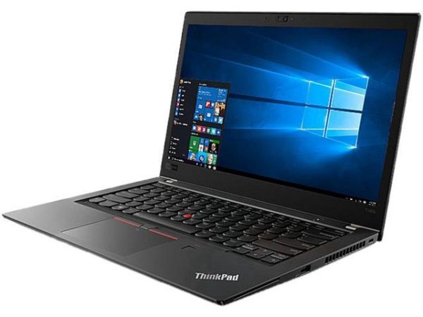 Lenovo ThinkPad T480s Windows 10 Pro Laptop - Intel Core i7-8650U, 16GB RAM, 2TB SATA M.2 SSD, 14" IPS FHD (1920x1080) Matte Display, Fingerprint Reader, Black Color Lenovo