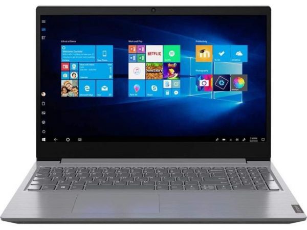 Lenovo V15 IIL 15.6'' Customized Laptop for Business | 10th Gen Quad-Core Intel Core i5-1035G1 | 12GB DDR4 RAM 256GB SSD | FHD Nano-Edge Display | Wi-Fi | Bluetooth | Windows 10 Pro | Iron Gray Lenovo