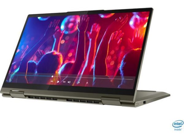 Lenovo Yoga 7i 2-in-1 14" Touch Screen FHD Laptop - Intel Evo Platform Core i5-1135g7, 12GB Memory, 512GB SD, Backlit Keyboard - Dark Moss - 82BH0006US Lenovo
