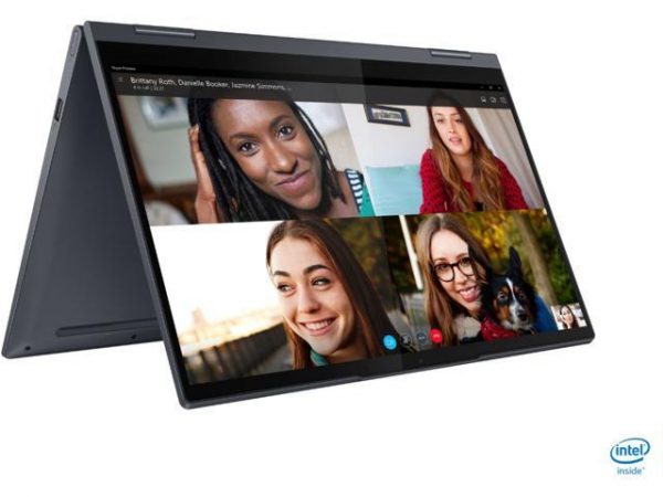 Lenovo Yoga 7i 2-in-1 14" Touch Screen Laptop Intel Evo Platform Core i7-1165g7, 12GB Memory, 512GB Solid State Drive Slate, Backlit Keyboard, Bluetooth, Webcam, Slate Grey - 82BH0002US Lenovo