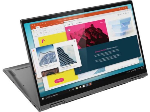 Lenovo - Yoga C740 2-in-1 15.6" Touch-Screen Laptop - Intel Core i5 - 12GB Memory - 256GB Solid State Drive - Iron Gray Tablet 81TD0003US Lenovo