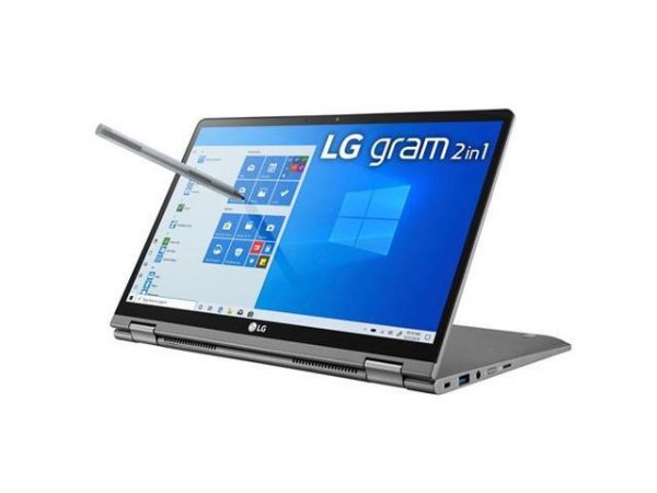 LG Gram 14" 2-in-1 Full HD Touch Screen Notebook Computer, Intel Core i7-10510U 1.8 GHz, 16GB RAM, 1TB SSD, Windows 10 Home, Dark Silver LG Electronics