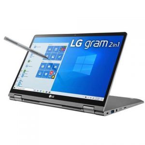 LG Gram 14" 2-in-1 Full HD Touch Screen Notebook Computer, Intel Core i7-10510U 1.8 GHz, 16GB RAM, 1TB SSD, Windows 10 Home, Dark Silver LG Electronics