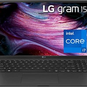 LG Gram 15Z90P – 15.6" Full HD IPS (1920x1080) Ultra-Lightweight Laptop, with 11th Gen Intel Core i7-1165G7 CPU, 16GB RAM, 512GB SSD, Up to 19.5 Hour Battery, Thunderbolt 4, Black – 2021