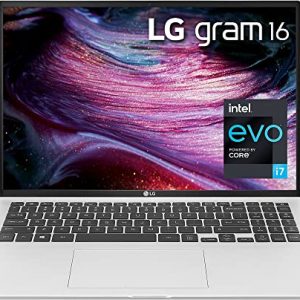 LG Gram 16Z90P - 16" WQXGA (2560x1600) Ultra-Lightweight Laptop, Intel evo with 11th gen CORE i7 1165G7 CPU , 16GB RAM, 1TB SSD, Alexa Built-in, 22 Hours Battery, Thunderbolt 4, Silver - 2021