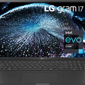 LG Gram 17Z90P - 17" WQXGA (2560x1600) Ultra-Lightweight Laptop, Intel evo with 11th gen CORE i7 1165G7 CPU , 16GB RAM, 2TB SSD, Alexa Built-in, 19.5 Hours Battery, Thunderbolt 4, Black - 2021