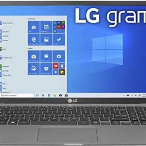 LG gram Laptop 15.6Inch IPS Touchscreen, Intel 10th Gen Core i71065G7 CPU, 8GB RAM, 256GB M.2 NVMe SSD, 17 Hours Battery, Thunderbolt 3 15Z90NR.AAS7U1 2020