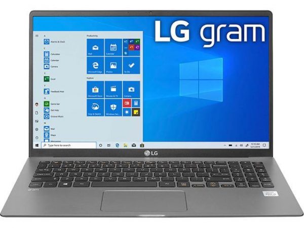 LG Laptop Gram 15 15Z90N-H.AP75A8 Intel Core i7 10th Gen 16 GB Memory 512 GB SSD Intel Iris Plus Graphics 15.6" Touchscreen Windows 10 Pro 64-bit LG Electronics