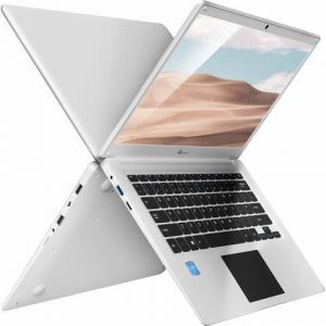 LincPlus 14" Laptop Computer FHD 1920 x 1080 Display,4GB Memory 64GB eMMC,Portable and Lightweight Aluminium Notebook, Windows 10 in S Notebook White LincPlus