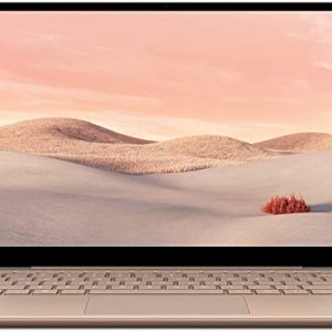 Microsoft 12.4" Multi-Touch Surface Laptop Go, Intel Core i5-1035G1, 8GB RAM, 128GB SSD, Integrated Intel UHD Graphics, Windows 10 Home in S Mode, 1ZZ-00003, Sandstone (Renewed)