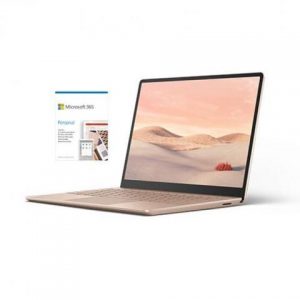 Microsoft Surface Laptop Go 12.4" Touchscreen Intel Core i5 8GB RAM 128GB SSD Sandstone + Microsoft 365 Personal 1 Year Subscription For 1 User Microsoft