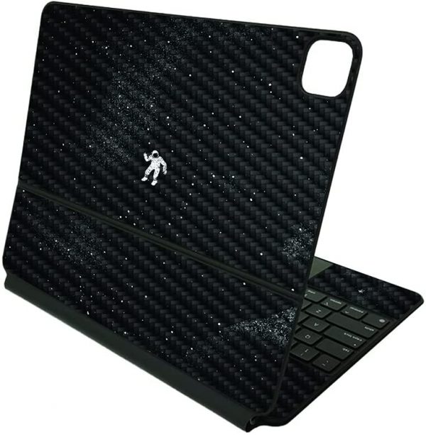 MightySkins Carbon Fiber Skin Compatible with Apple Magic Keyboard for iPad Pro 12.9" (5th Generation) - Gravity | Protective, Durable Textured Carbon Fiber Finish | Easy to Apply | Made in The USA
