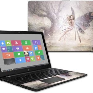 MightySkins Glossy Glitter Skin for HP 15t Laptop 15.6" (2017) - Tangled Fairy | Protective, Durable High-Gloss Glitter Finish | Easy to Apply, Remove, and Change Styles | Made in The USA