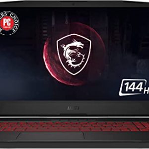 MSI GL66 Gaming Laptop: 15.6" 144Hz FHD 1080p Display, Intel Core i7-11800H, NVIDIA GeForce RTX 3070, 16GB, 512GB SSD, Win10, Black (11UGK-001)