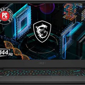 MSI GP66 Leopard Gaming Laptop: 15.6" 144Hz FHD 1080p Display, Intel Core i7-10750H, NVIDIA GeForce RTX 3070, 16GB, 512GB SSD, Win10, Black (10UG-430)