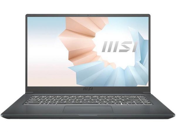 MSI Laptop Modern 15 A11SB-220 Intel Core i7 11th Gen 1165G7 (2.80 GHz) 16 GB Memory 512 TB NVMe SSD NVIDIA GeForce MX450 15.6" Windows 10 Home 64-bit MSI