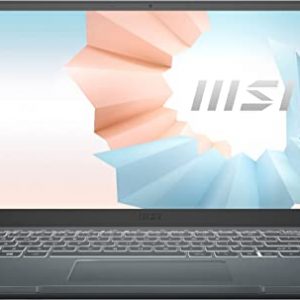 MSI Modern 14 Ultra Thin and Light Professional 14" FHD IPS Display Laptop Notebook, Intel Core i3-10110U up to 4.1GHz, 8GB DDR4, 128GB PCIe SSD, Webcam, Backlit Keyboard, HDMI, Windows 10, TWE Bundle