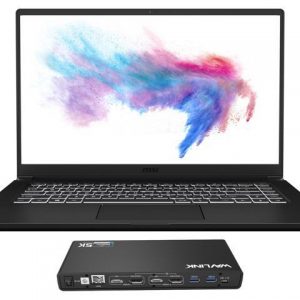 MSI Modern 15 A10M-242 Gaming and Entertainment Laptop (Intel i5-10210U 4-Core, 8GB RAM, 2TB PCIe SSD, 15.6" Full HD (1920x1080), Intel UHD Graphics, Wifi, Bluetooth, Win 10 Pro) with USB-C Dock MSI