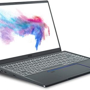 MSI Prestige 14 A10SC-229 14" UHD 4K Ultra Thin and Light Professional Laptop Intel Core i7-10510U GTX1650 MAX-Q 16GB DDR4 512GB NVMe SSD Win10Pro TB3, Carbon Grey