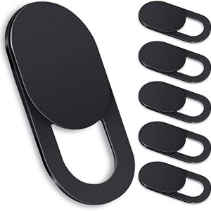 Natipo Webcam Cover, Camera Cover Slide, Ultra-Thin Webcam Cover Slide Compatible for Laptop Desktops, MacBook, PC, Tablet, Cell Phone and More Accessories -Protect Your Privacy Security (6-Pack)