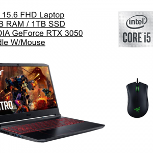 New Acer 15.6" FHD Laptop | 10th Gen Intel Core i5-10300H Processor | NVIDIA GeForce RTX 3050 | 32GB RAM | 1TB SSD | Windows 10 Home | Backlit Keyboard | Bundle Woov Wired Optical Gaming Mouse Acer America