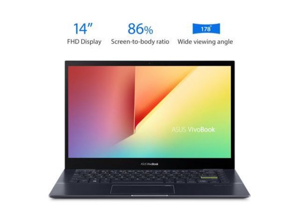 New ASUS 14" 2-1 FHD Touch-screen Laptop | AMD Ryzen 5 5500U | 20GB RAM | 1TB SSD | Windows 10 Home | Backlit Keyboard| | Fingerprint reader ASUS