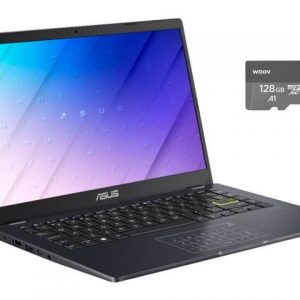New ASUS 14" HD Premium Laptop | Intel Celeron N4020 Processor | Intel HD Graphics | 4GB RAM | 128GeMMC | Windows 10 Home | Bundle Woov 128GB MicroSD Card ASUS