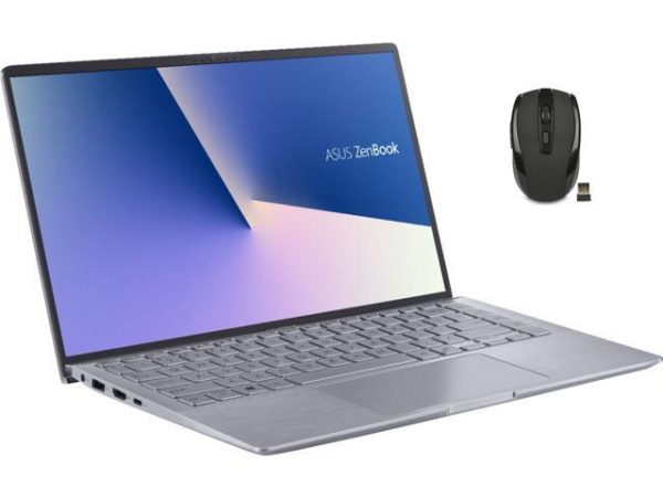 New ASUS Zenbook 14" FHD Laptop| AMD 3rd Generation Ryzen 5 Processor| NVIDIA GeForce MX350| 8GB RAM| 1TB SSD| Backlit keyboard| Windows 10| Bundle Woov Wireless Mouse ASUS