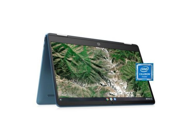 NEW HP 14" HD 2-in-1 Touch Chromebook| Intel Celeron N4020| Intel UHD Graphics 600| 4GB Memory| 64GB eMMC| Chrome OS HP