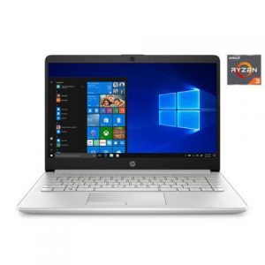 New HP 14.0-inch diagonal HD(33) SVA BrightView micro-edge WLED-backlit /4 GB DDR4/128 GB SSD/AMD Radeon Vega 3 Graphics/Windows 10 Home in S mode HP