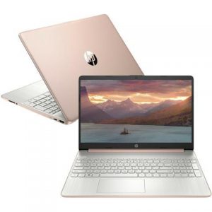 NEW HP 15.6" HD AMD Quad Core Ryzen 5 (2.1GHz-3.7GHz) 256GB SSD 8GB RAM Webcam Windows 10 - Rose Gold HP