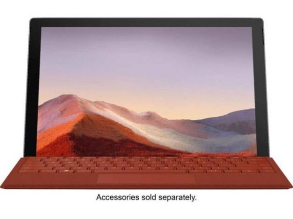 New Microsoft Surface Pro 7 12.3" Touch-Screen Tablet | Intel 10th Gen Core i3 Processor | Intel UHD Graphics | 4GB Memory | 128GB Solid State Drive | Windows 10 Home | Platinum Microsoft
