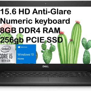 Newest 2021 Dell Flagship Inspiron 15 3000 Series Laptop, 15.6" HD Display, 10th Gen Intel Core i5-1035G1 Processor, 8GB RAM, 256GB SSD, Webcam, Windows 10 Home