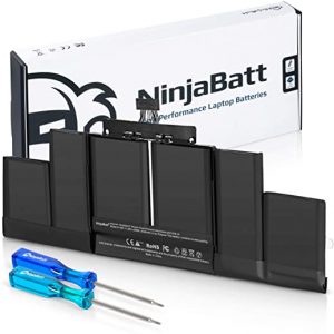 NinjaBatt Battery A1494 for Apple MacBook Pro Retina 15" [Mid & Late 2013 2014 Years] A1398 ME293 ME294 - High Capacity [11.26V/95Wh]