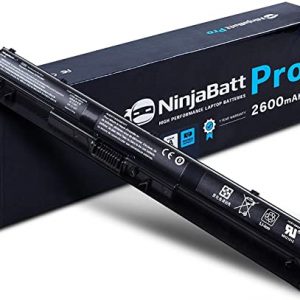 NinjaBatt Pro Battery for HP 800049-001 K104 800010-421 KI04 KIO4 HSTNN-LB6R 17-G121WM TPN-Q160 TPN-Q158 TPN-159 TPN-Q161 TPN-Q162 HSTNN-DB6T 800050-001 – Samsung Cells [4 Cells/2600mAh/38Wh]